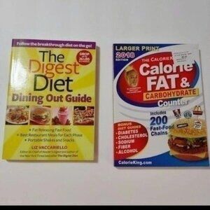 The Digest Diet Dining Out Guide & CalorieKing Calorie Fat & Carbohydrate Counte